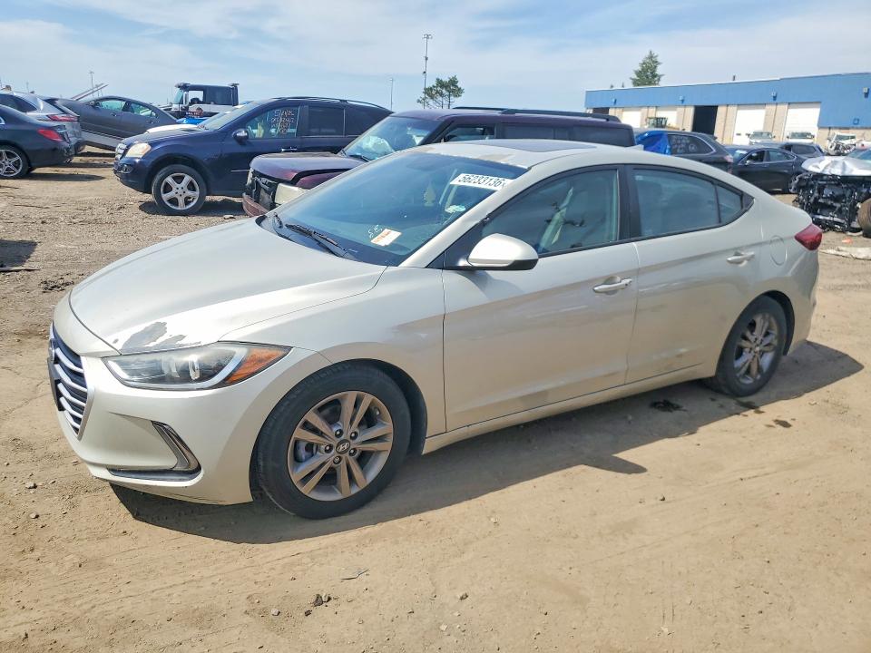 2017 Hyundai Elantra მანქანა იყიდება აუქციონზე, vin: 5NPD84LF7HH143639, აუქციონის ნომერი: 56233136