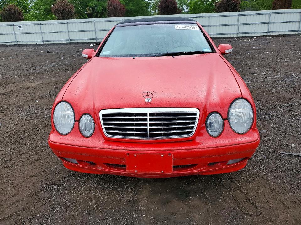 2001 Mercedes-benz Clk მანქანა იყიდება აუქციონზე, vin: WDBLK65G61T074893, აუქციონის ნომერი: 57543916