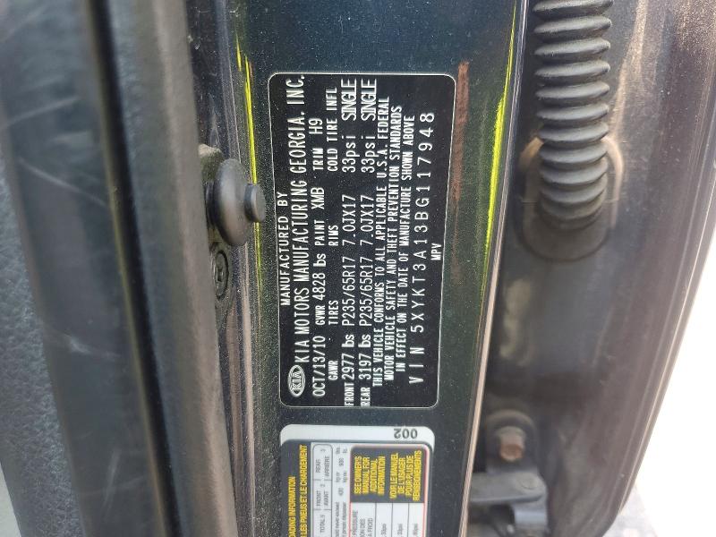 Продаж на аукціоні авто 2011 Kia Sorento, vin: 5XYKT3A13BG117948, номер лоту: 59232256