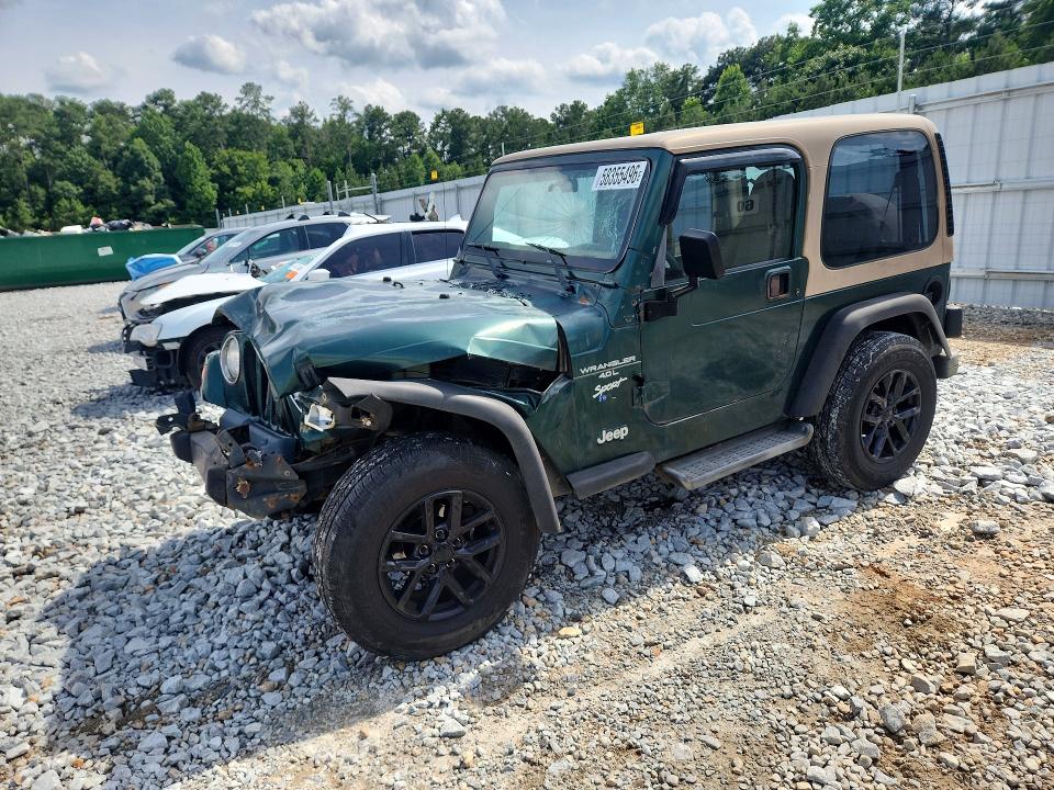 Продажа на аукционе авто 2001 Jeep Wrangler / Tj, vin: 1J4FA49S91P367646, номер лота: 58355496