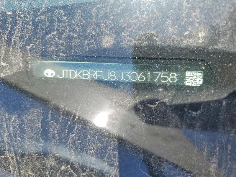 56828296 :رقم المزاد ، JTDKBRFU8J3061758 vin ، 2018 Toyota Prius مزاد بيع