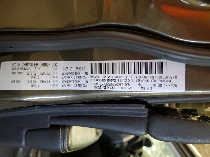 Продаж на аукціоні авто 2015 Jeep Cherokee, vin: 1C4PJMDS6FW523267, номер лоту: 58349006