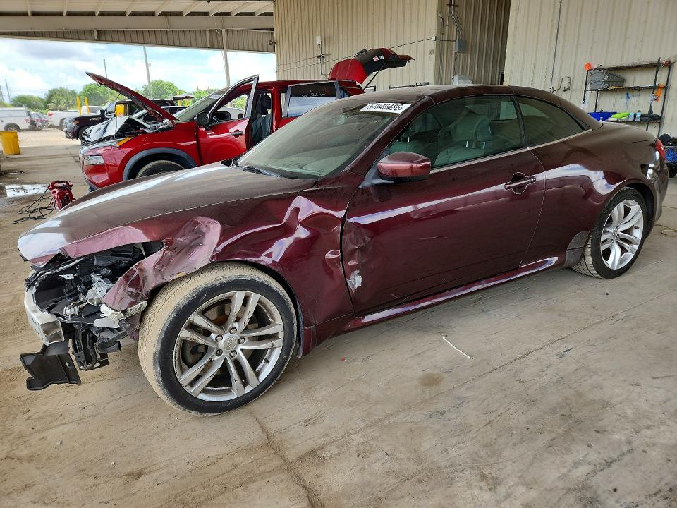2010 Infiniti G37 Convertible მანქანა იყიდება აუქციონზე, vin: JN1CV6FE5AM352511, აუქციონის ნომერი: 57040486