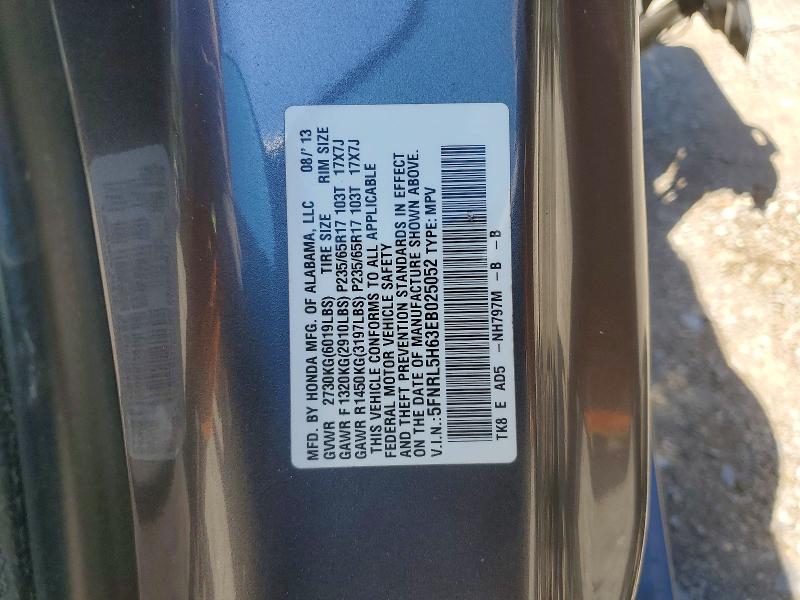 Продаж на аукціоні авто 2014 Honda Odyssey, vin: 5FNRL5H63EB025052, номер лоту: 55804996