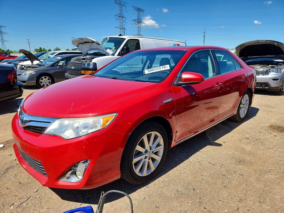 2012 Toyota Camry Hybrid მანქანა იყიდება აუქციონზე, vin: 4T1BD1FK6CU044430, აუქციონის ნომერი: 56655516