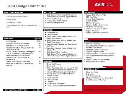 Продажа на аукционе авто 2024 Dodge Hornet, vin: ZACPDFCWXR3A29185, номер лота: 58480396