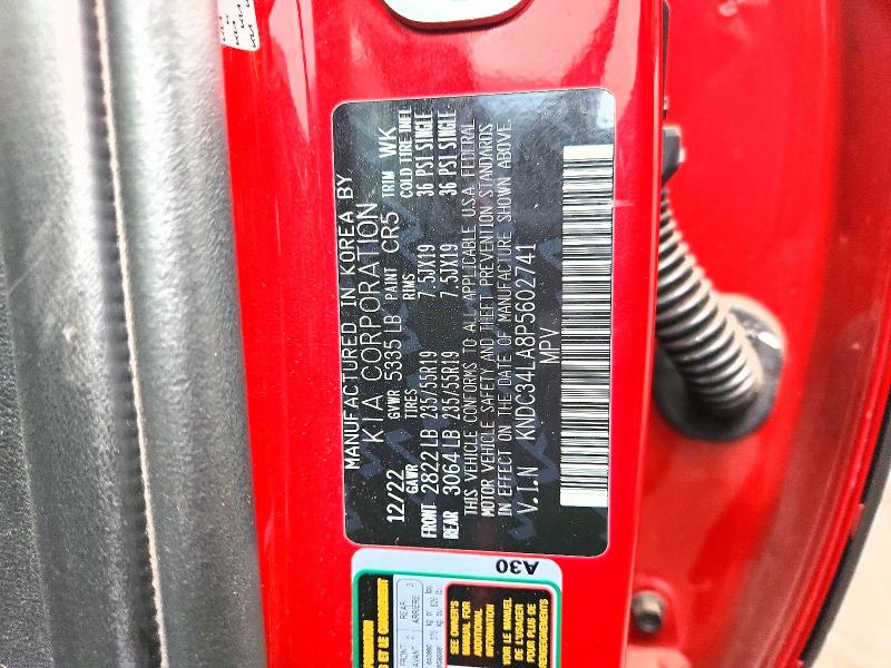 Aukcja sprzedaży 2023 Kia Ev6, vin: KNDC34LA8P5602741, numer aukcji: 58111376