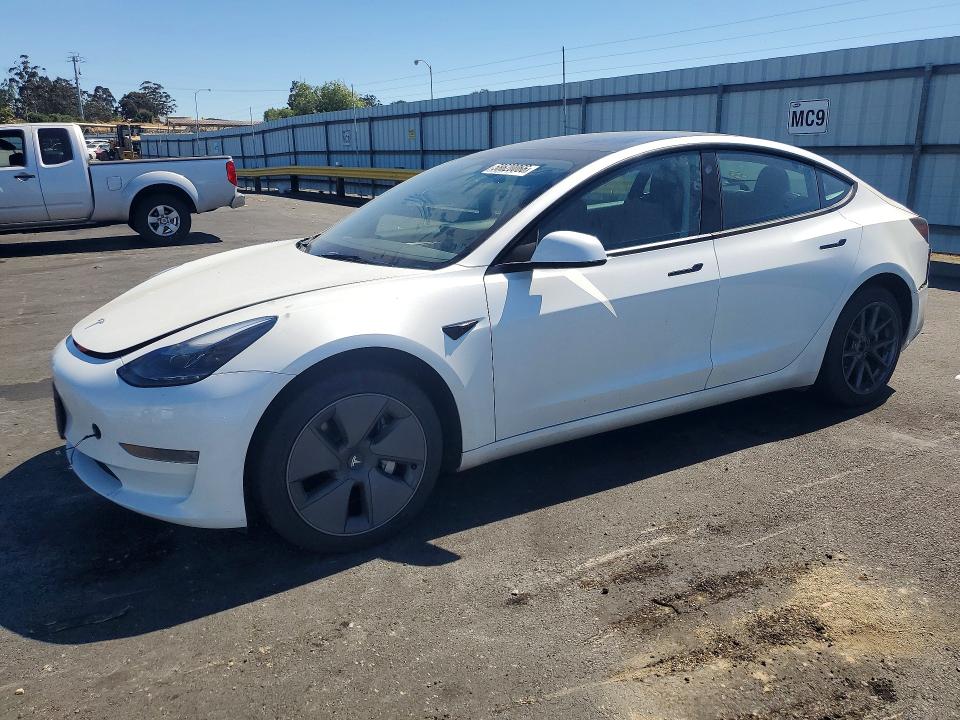 58620066 :رقم المزاد ، 5YJ3E1EA1PF709361 vin ، 2023 Tesla Model 3 مزاد بيع