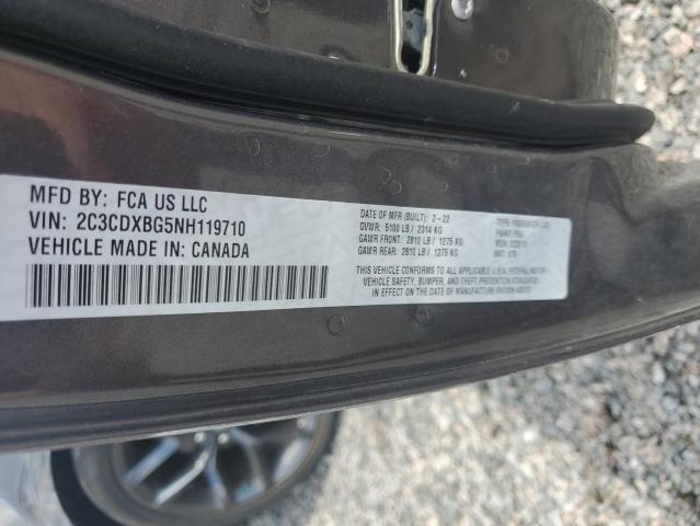Продажа на аукционе авто 2022 Dodge Charger, vin: 2C3CDXBG5NH119710, номер лота: 57318476