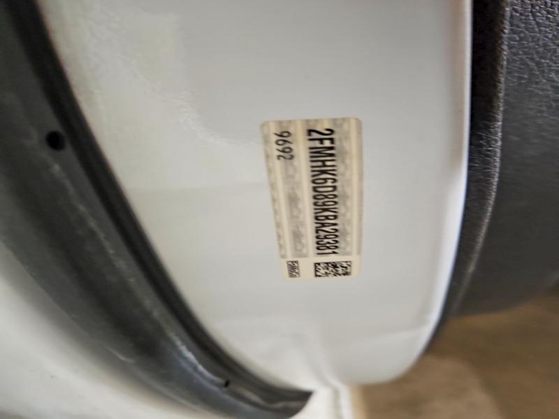 2019 Ford Flex მანქანა იყიდება აუქციონზე, vin: 2FMHK6D89KBA29381, აუქციონის ნომერი: 85626115