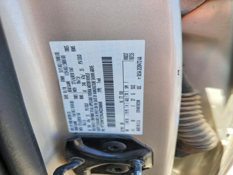 2018 Ford F150 მანქანა იყიდება აუქციონზე, vin: 1FTEW1E59JKD36668, აუქციონის ნომერი: 56781096