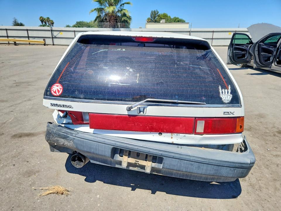 58751646 :رقم المزاد ، JHMED6453KS001989 vin ، 1989 Honda Civic مزاد بيع
