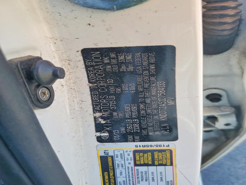 Aukcja sprzedaży 2013 Kia Soul, vin: KNDJT2A51D7584133, numer aukcji: 56861616