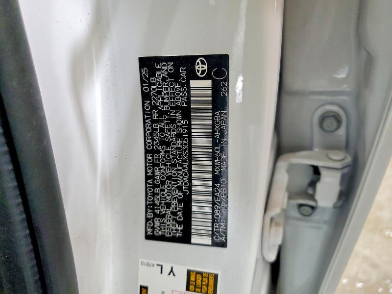 Aukcja sprzedaży 2025 Toyota Prius, vin: JTDACAAUXS3051915, numer aukcji: 56661446