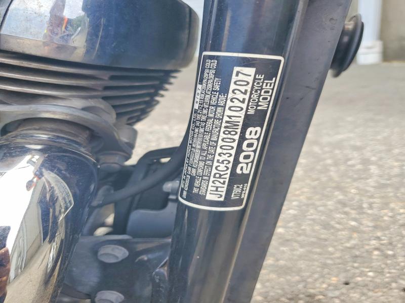 2008 Honda Shadow მანქანა იყიდება აუქციონზე, vin: JH2RC53008M102207, აუქციონის ნომერი: 56835576
