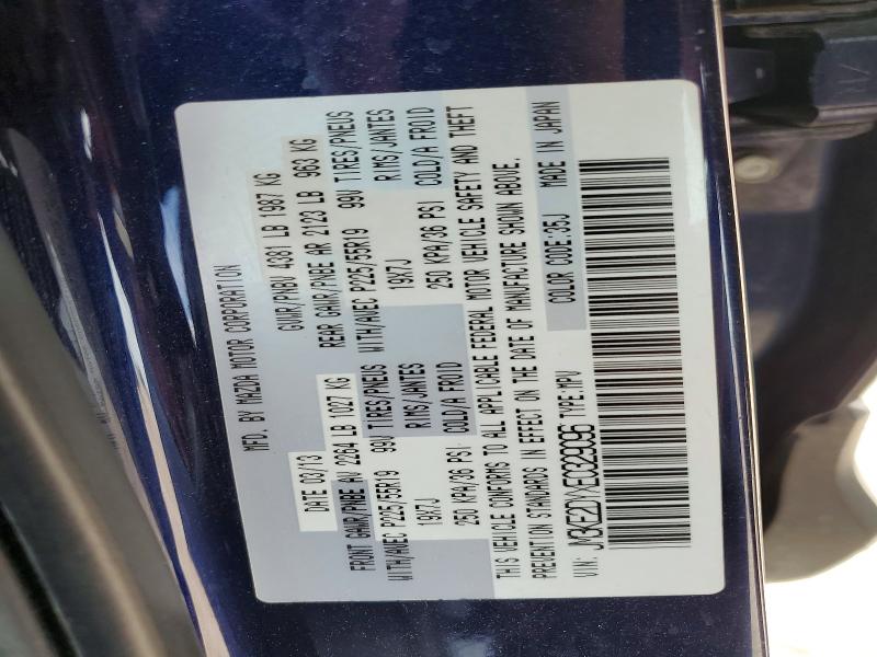 85995255 :رقم المزاد ، JM3KE2DYXE0329096 vin ، 2014 Mazda Cx-5 مزاد بيع