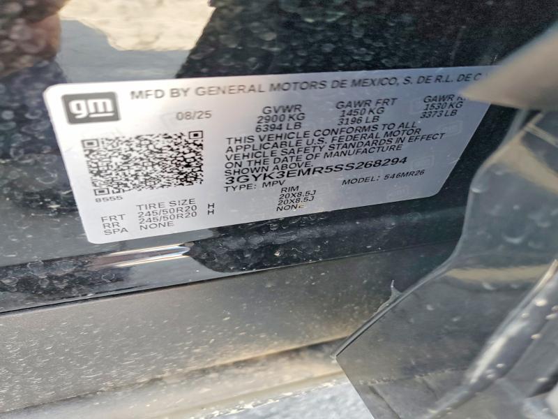 Продаж на аукціоні авто 2025 Cadillac Optiq, vin: 3GYK3EMR5SS268294, номер лоту: 58161206