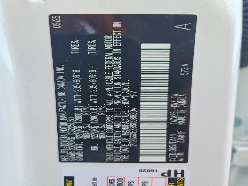 Продаж на аукціоні авто 2025 Lexus Nx, vin: 2T2GGCEZ8SC088304, номер лоту: 57685586