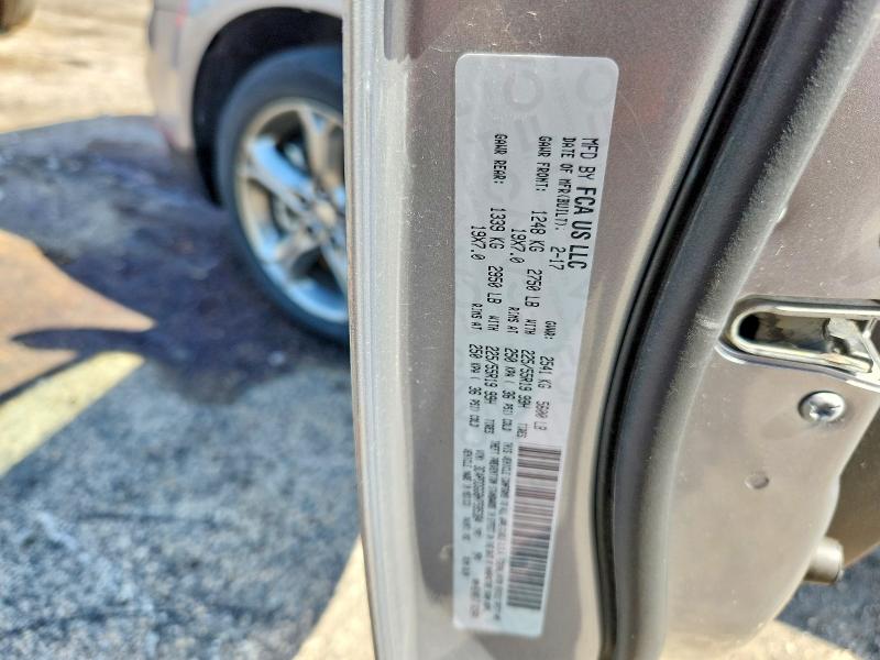 2017 Dodge Journey მანქანა იყიდება აუქციონზე, vin: 3C4PDDGG8HT595384, აუქციონის ნომერი: 58982046