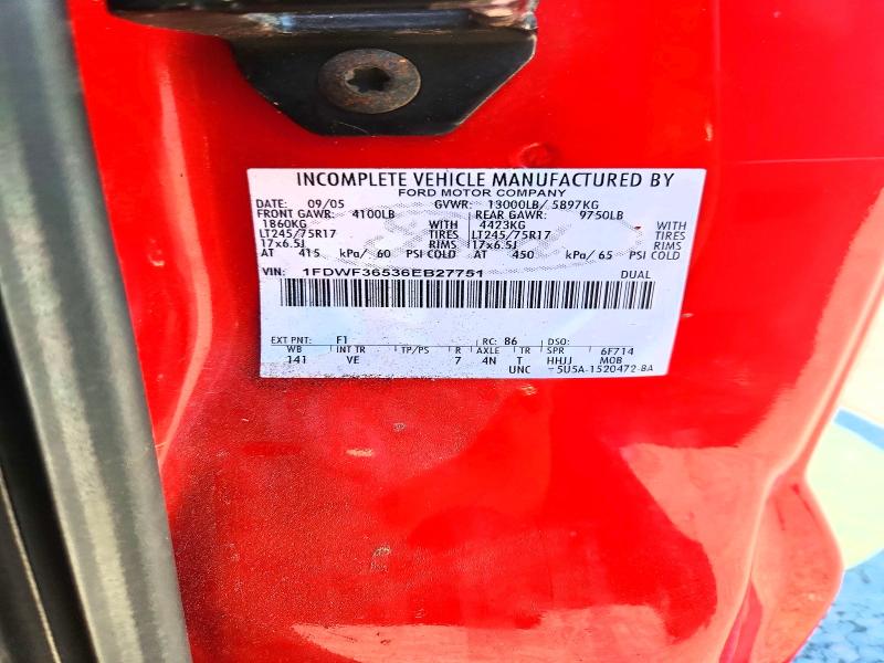 Продаж на аукціоні авто 2006 Ford F350, vin: 1FDWF36536EB27751, номер лоту: 56121746