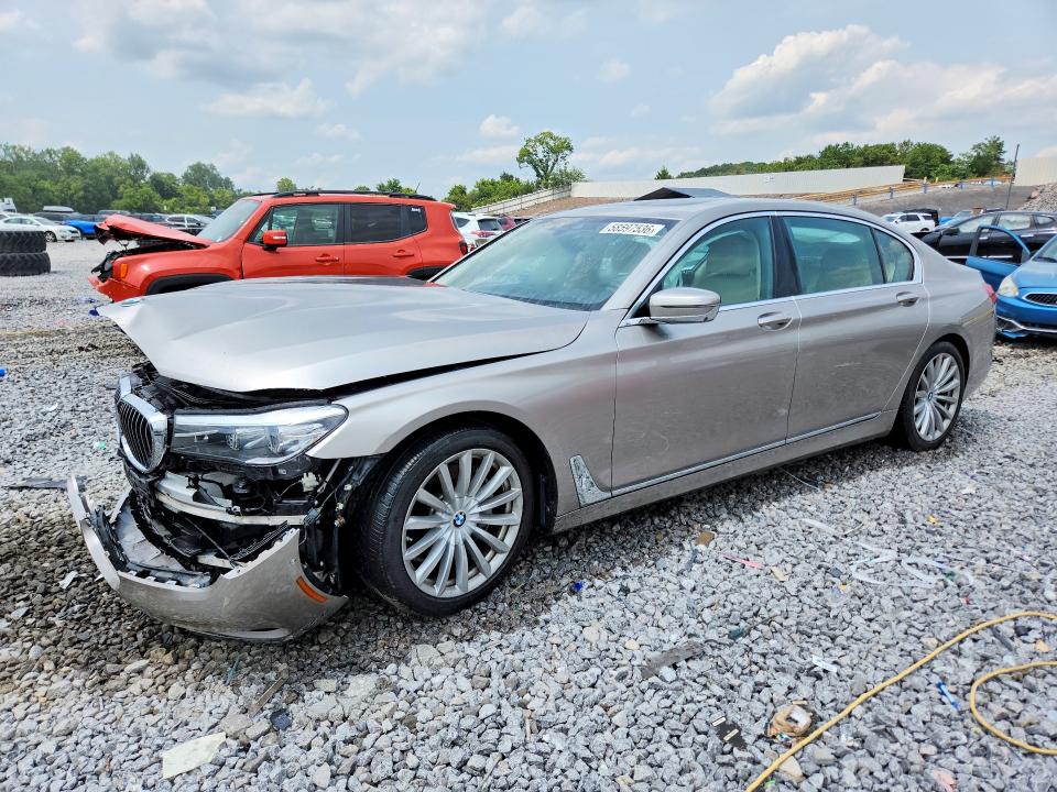 2016 Bmw 740 მანქანა იყიდება აუქციონზე, vin: WBA7E2C59GG547835, აუქციონის ნომერი: 58597536