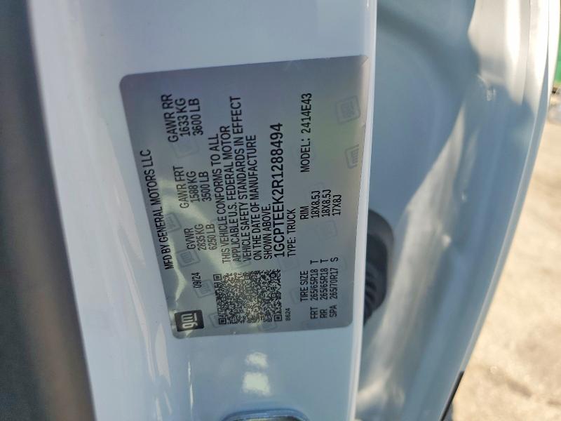 Продажа на аукционе авто 2024 Chevrolet Colorado, vin: 1GCPTEEK2R1288494, номер лота: 56095416