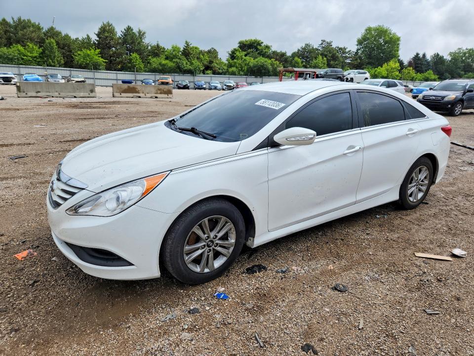 2014 Hyundai Sonata მანქანა იყიდება აუქციონზე, vin: 5NPEB4AC8EH871822, აუქციონის ნომერი: 56112036