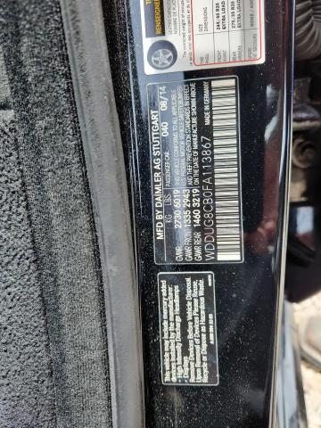 57042096 :رقم المزاد ، WDDUG8CB0FA113867 vin ، 2015 Mercedes-benz S مزاد بيع
