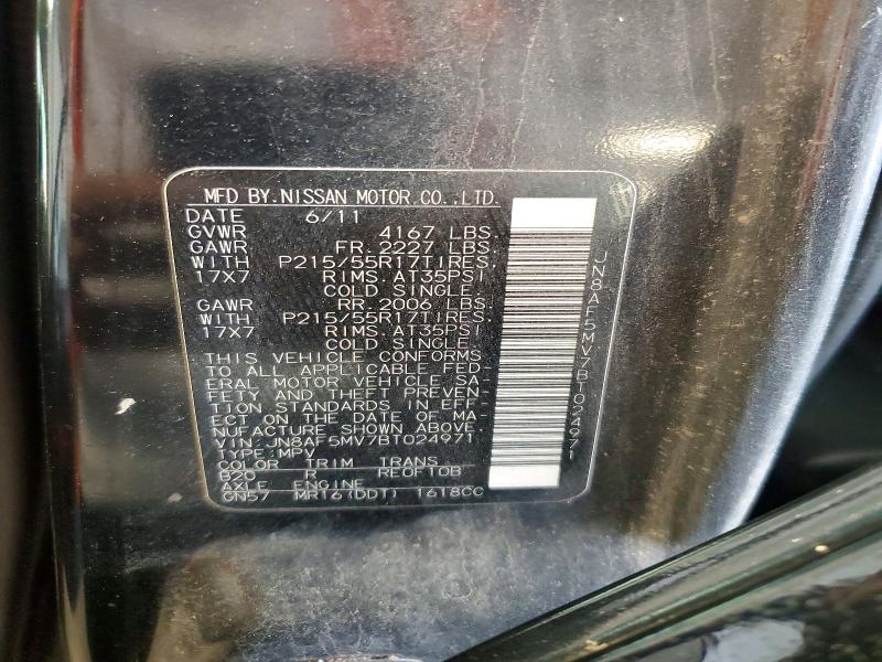 Auction sale of the 2011 Nissan Juke, vin: JN8AF5MV7BT024971, lot number: 56363336
