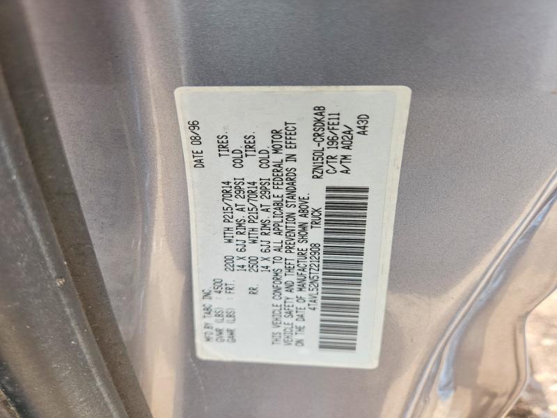 57899706 :رقم المزاد ، 4TAVL52N5TZ212908 vin ، 1996 Toyota Tacoma مزاد بيع