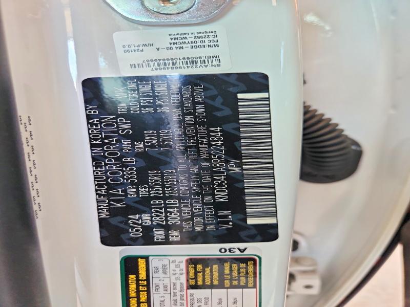 Продажа на аукционе авто 2024 Kia Ev6, vin: KNDC34LA8R5224844, номер лота: 57523816