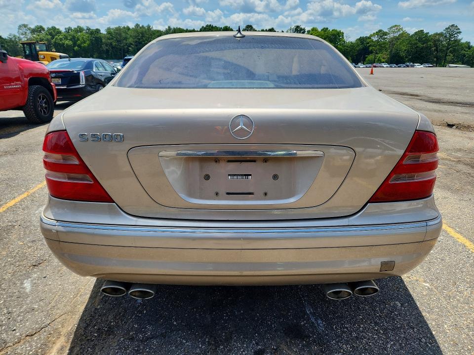 2002 Mercedes-benz S მანქანა იყიდება აუქციონზე, vin: WDBNG75J62A254173, აუქციონის ნომერი: 56952556