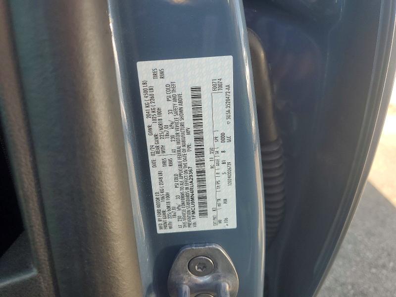 56103676 :رقم المزاد ، 1FMCU9MN4RUA29367 vin ، 2024 Ford Escape مزاد بيع