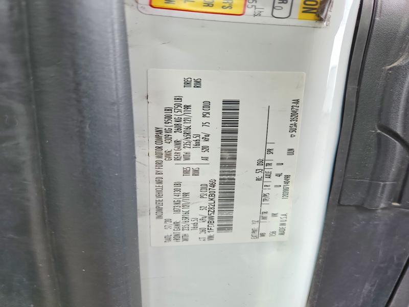 55564076 :رقم المزاد ، 1FDBW5Z82LKB07469 vin ، 2020 Ford Transit مزاد بيع
