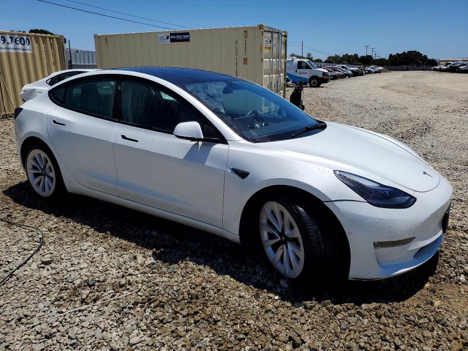 2022 Tesla Model 3 მანქანა იყიდება აუქციონზე, vin: 5YJ3E1EB7NF157273, აუქციონის ნომერი: 56550526
