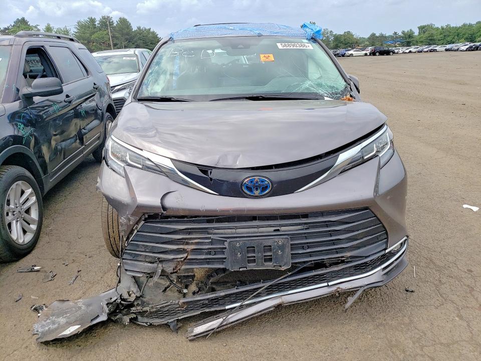 2021 Toyota Sienna მანქანა იყიდება აუქციონზე, vin: 5TDYSKFC1MS029908, აუქციონის ნომერი: 58890386