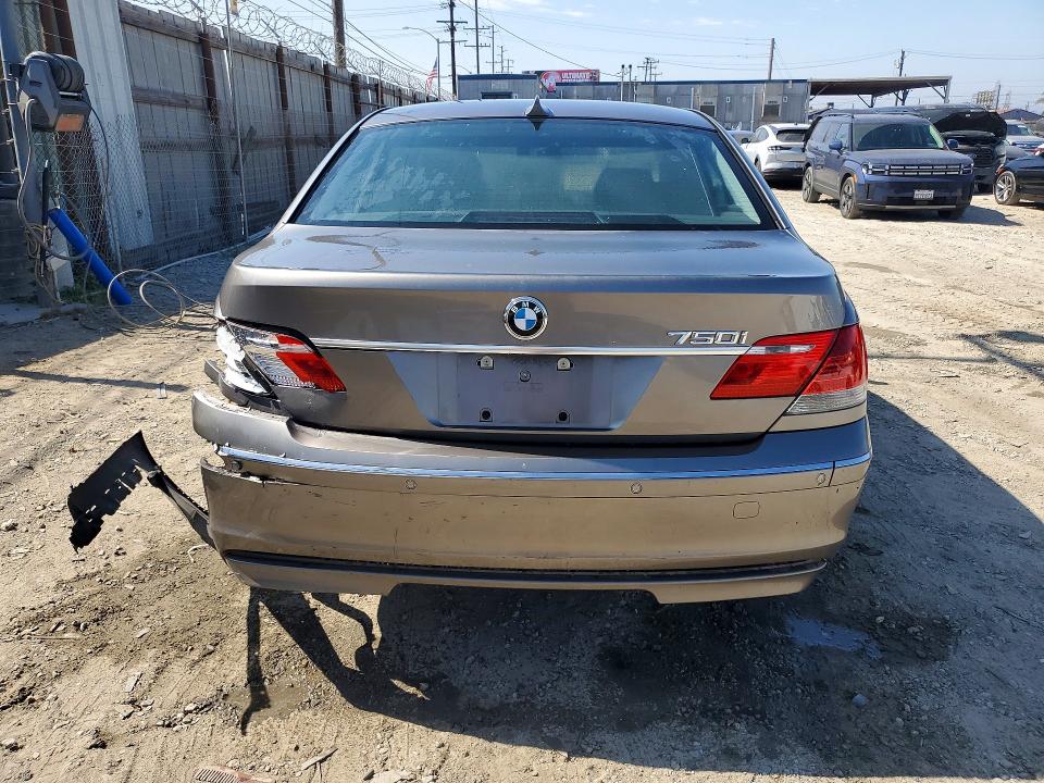 56190906 :رقم المزاد ، WBAHL83518DT11647 vin ، 2008 Bmw 750 مزاد بيع
