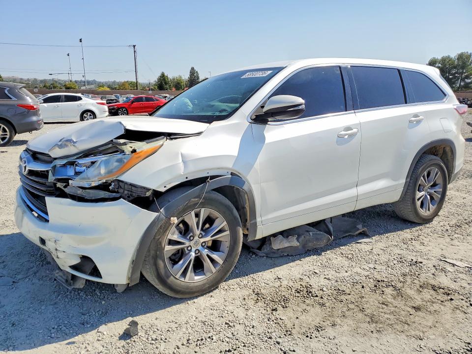 2015 Toyota Highlander მანქანა იყიდება აუქციონზე, vin: 5TDZKRFHXFS117318, აუქციონის ნომერი: 58600736