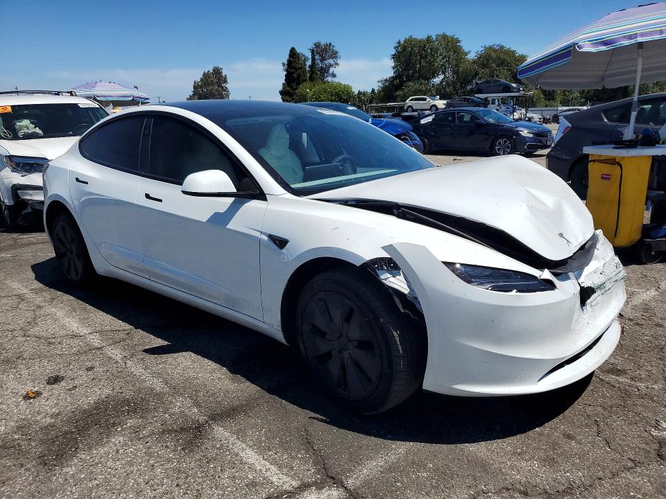 2026 Tesla Model 3 მანქანა იყიდება აუქციონზე, vin: 5YJ3E1EA1TF148203, აუქციონის ნომერი: 57195126