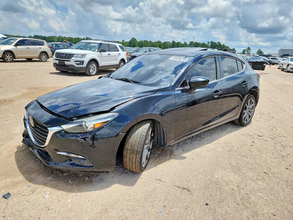 Продажа на аукционе авто 2018 Mazda 3, vin: 3MZBN1M38JM193644, номер лота: 55926276