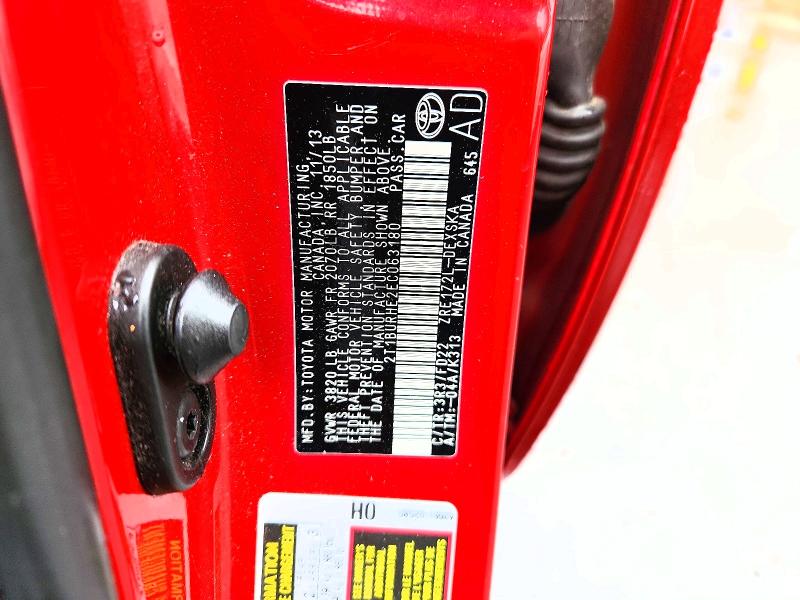 58087996 :رقم المزاد ، 2T1BURHE2EC063180 vin ، 2014 Toyota Corolla مزاد بيع