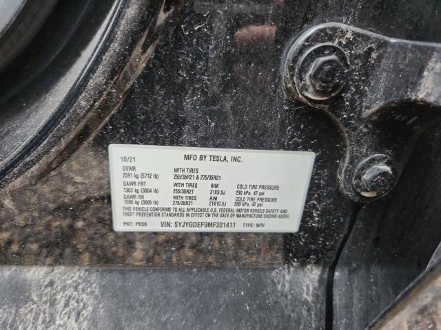Aukcja sprzedaży 2021 Tesla Model Y, vin: 5YJYGDEF9MF301411, numer aukcji: 57053016