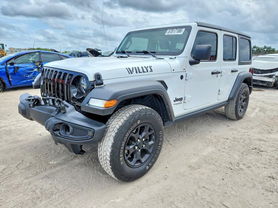 Aukcja sprzedaży 2021 Jeep Wrangler Unlimited, vin: 1C4HJXDN9MW832597, numer aukcji: 57017186