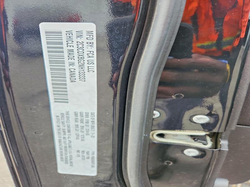 55872936 :رقم المزاد ، 2C3CDXBG2NH133337 vin ، 2022 Dodge Charger مزاد بيع