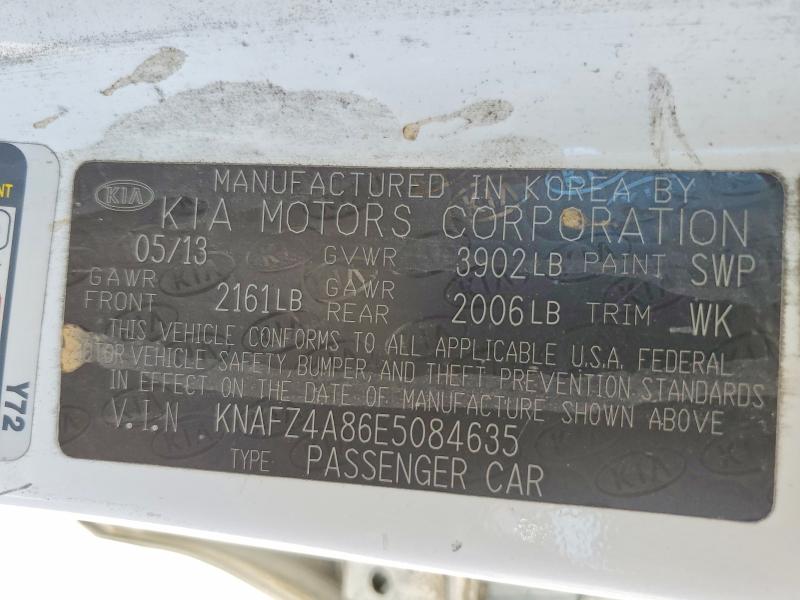 Продажа на аукционе авто 2014 Kia Forte, vin: KNAFZ4A86E5084635, номер лота: 56491156