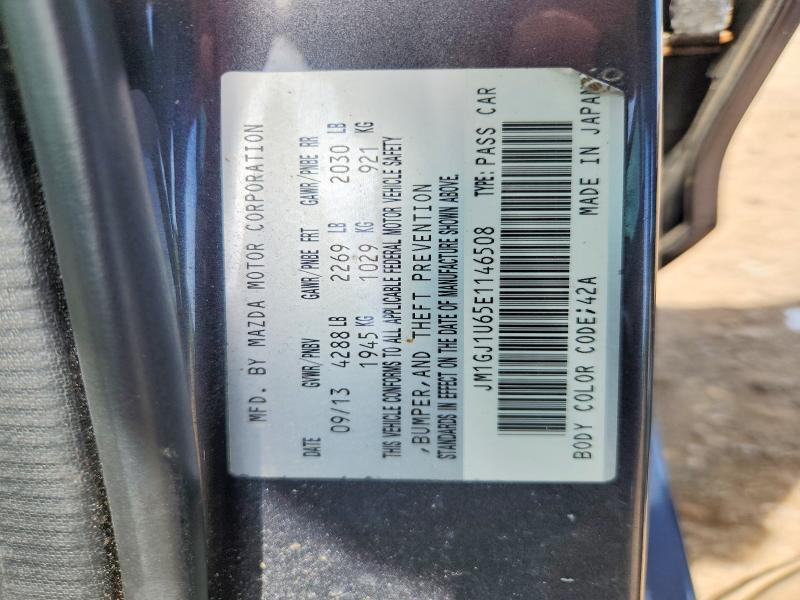 Продажа на аукционе авто 2014 Mazda 6, vin: JM1GJ1U65E1146508, номер лота: 55153446