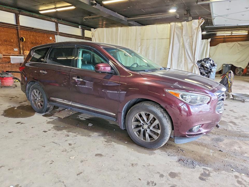58101346 :رقم المزاد ، 5N1AL0MM8DC332583 vin ، 2013 Infiniti Jx35 مزاد بيع