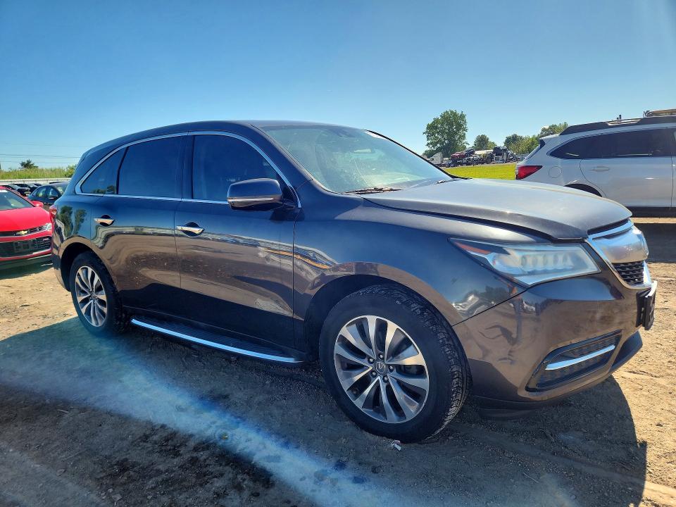 Продажа на аукционе авто 2014 Acura Mdx, vin: 5FRYD4H46EB035073, номер лота: 51276096