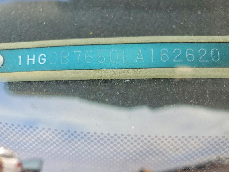 58068776 :رقم المزاد ، 1HGCB7650LA162620 vin ، 1990 Honda Accord مزاد بيع