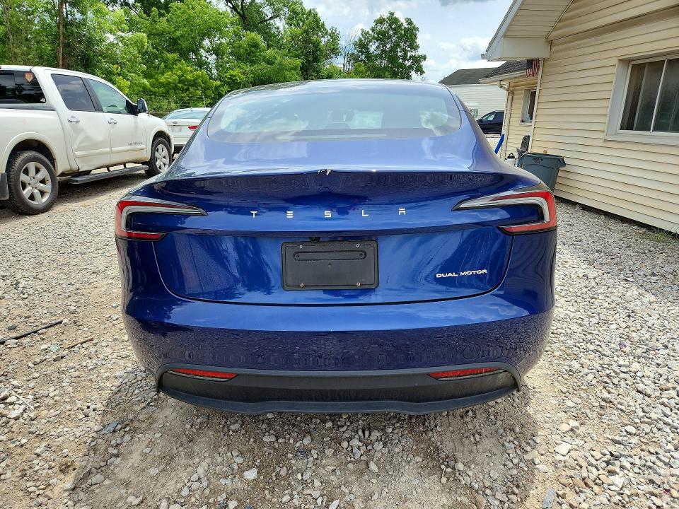 Продажа на аукционе авто 2025 Tesla Model 3 Awd W/long R, vin: 5YJ3E1EB5SF951572, номер лота: 57367376